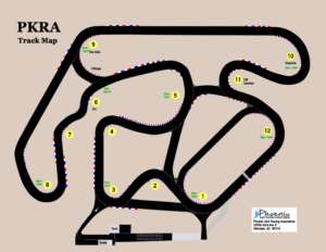 PKRA Track Map