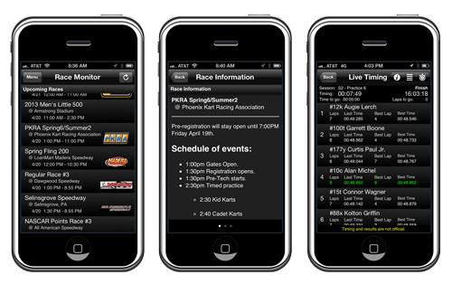 Race Monitor App